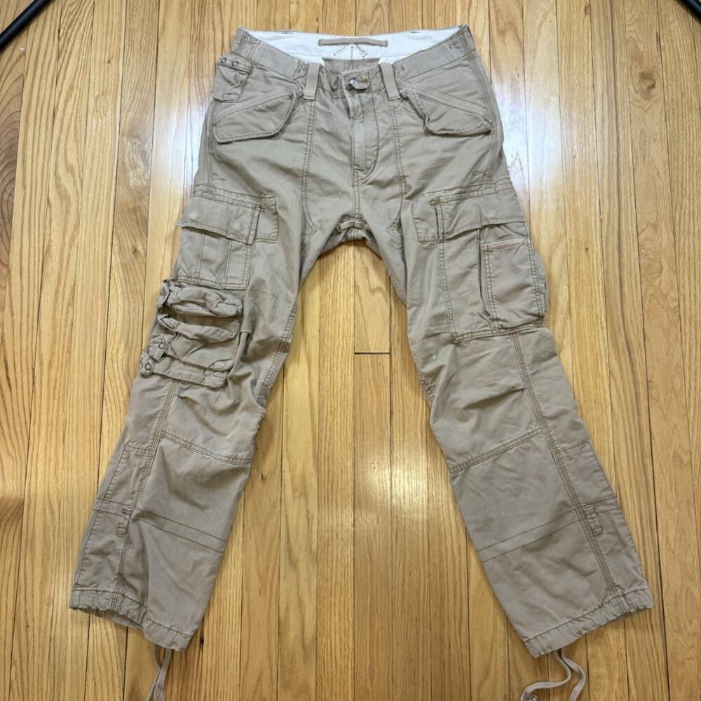 Vintage Polo Ralph Lauren Cargo Pants 33x30 Utility Paratrooper Military Baggy